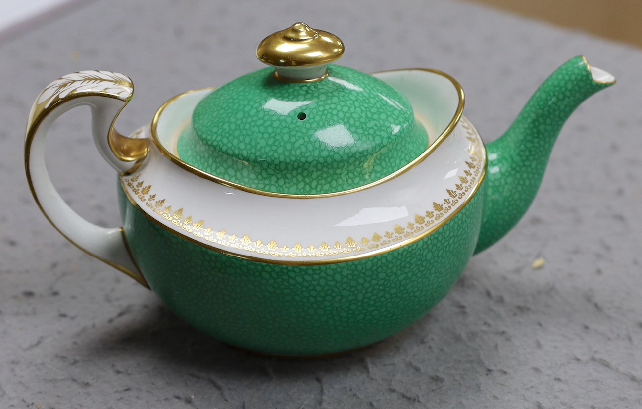 A Goode & Co shagreen pattern tea service